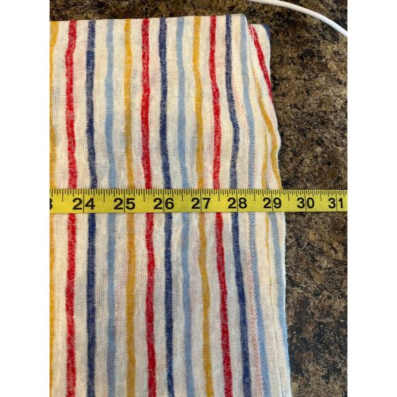 Lane Bryant Red Blue Yellow Stripe Sleeveless Tank Plus Size 22 / 24 - Picture 7 of 7